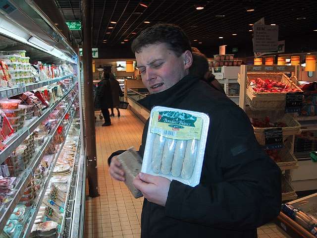 Ruppert commenting on french Weißwürste.