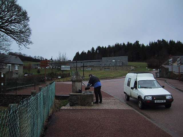 Ruppert cleaning his boots, to the right the french definition of an all terrain vehicle: with their four-wheel drives and being extremely light, those things would get you anywhere.