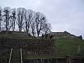 Bavarians in the ruins of the roman amphitheatre in Autun.