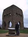 Ancient remains of a gallo-roman temple in Autun.