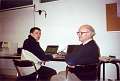 Hans Gerner and Doc Schubert in the Lab. (© Ingrid G.)