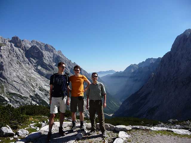 In front of the Reintal. The Schachen in the back.