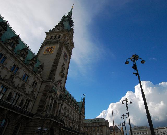 Hamburg town-hall