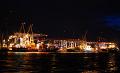 Work at the quays never stops. The big container vessels do not stay longer than 36h.