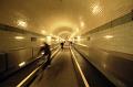 Old Elbtunnel: luckily currently closed for car-traffic for restauration reasons.