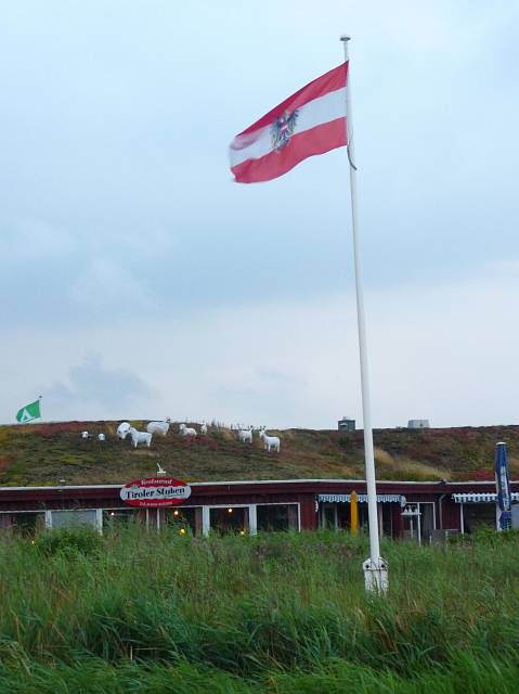 Austrian franchise at the camp-site at Rantum