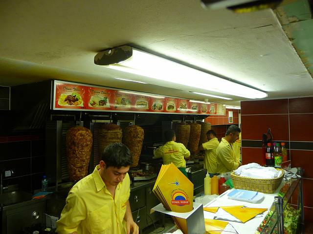 Dönershop with selection in Hamburg