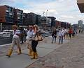 Probably guided tour of the Elbphilharmonie constrution site .