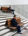 Nice benches in Hafen-City